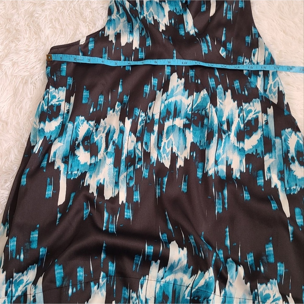 Derek Lam For Design Nation Blue And Black Bubble Hem Midi Dress SZ S - Picture 4 of 9